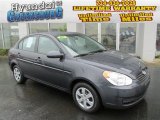2008 Charcoal Gray Hyundai Accent GLS Sedan #81987439