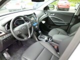 2013 Hyundai Santa Fe Limited AWD Black Interior