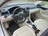 2013 Volkswagen Passat V6 SE Cornsilk Beige Interior