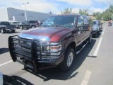 Royal Red Metallic Ford F250 Super Duty in 2010