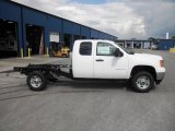 2013 Summit White GMC Sierra 2500HD Extended Cab Chassis #82063485