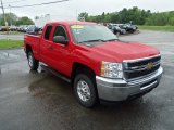 2011 Victory Red Chevrolet Silverado 2500HD LT Extended Cab 4x4 #82063138