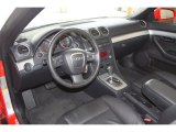 2007 Audi A4 2.0T Cabriolet Ebony Interior