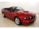 2008 Dark Candy Apple Red Ford Mustang GT Premium Convertible #82063453