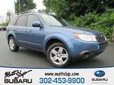 2010 Newport Blue Pearl Subaru Forester 2.5 X Premium #82063311