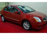 Red Brick Nissan Sentra in 2012