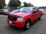 2004 Bright Red Ford F150 STX SuperCab 4x4 #82098586