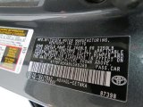 2011 Camry Color Code for Magnetic Gray Metallic - Color Code: 1G3