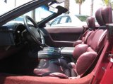1993 Chevrolet Corvette 40th Anniversary Convertible Ruby Red Interior