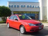 2007 Infra-Red Ford Focus ZX4 SE Sedan #809458