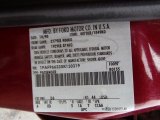 1999 Contour Color Code for Cabernet Red Metallic - Color Code: D6