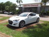 2013 White Satin Pearl Hyundai Genesis Coupe 3.8 Track #82098944