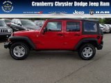 2013 Flame Red Jeep Wrangler Unlimited Sport 4x4 #82098301
