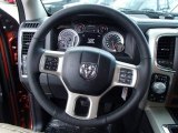 2013 Ram 1500 Laramie Crew Cab 4x4 Steering Wheel