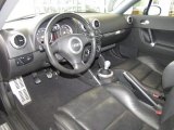 2001 Audi TT 1.8T Coupe Ebony Black Interior