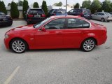 Electric Red BMW 3 Series in 2006
