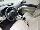 2012 Subaru Outback 2.5i Warm Ivory Interior