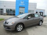 2013 Urban Titanium Metallic Honda Civic LX Sedan #82098785