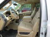 2010 Ford F350 Super Duty Lariat Crew Cab 4x4 Dually Camel Interior