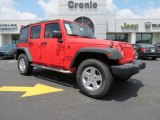 2013 Rock Lobster Red Jeep Wrangler Unlimited Sport S 4x4 #82098414
