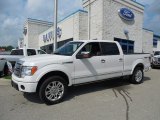 2010 White Platinum Metallic Tri Coat Ford F150 Lariat SuperCrew 4x4 #82098407