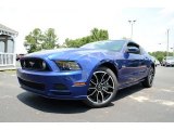 2014 Deep Impact Blue Ford Mustang GT Premium Coupe #82161372