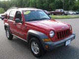 2005 Flame Red Jeep Liberty Sport 4x4 #82161554