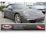 2013 Agate Grey Metallic Porsche 911 Carrera S Cabriolet #82161233