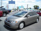 2007 Galaxy Gray Metallic Honda Civic Hybrid Sedan #8190991