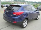 Iris Blue Hyundai Tucson in 2010