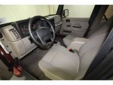 2003 Jeep Wrangler Sahara 4x4 Khaki Interior