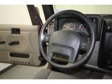2003 Jeep Wrangler Sahara 4x4 Steering Wheel