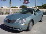 2009 Clearwater Blue Pearl Chrysler Sebring Limited Convertible #811994
