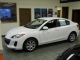 2013 Crystal White Pearl Mica Mazda MAZDA3 i SV 4 Door #82215646