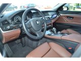 2011 BMW 5 Series 535i Sedan Cinnamon Brown Interior