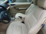 2001 BMW 3 Series 325i Coupe Front Seat