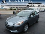 2013 Dolphin Gray Mica Mazda MAZDA3 i SV 4 Door #82269322