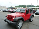 2013 Flame Red Jeep Wrangler Sport 4x4 #82269633