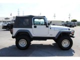 Bright Silver Metallic Jeep Wrangler in 2005