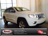 2011 Stone White Jeep Grand Cherokee Overland 4x4 #82269191