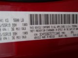 2013 Journey Color Code for Bright Red - Color Code: PR1