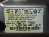2003 Sentra Color Code for Radium Gray - Color Code: KV9