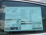 2013 Hyundai Azera  Window Sticker