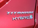 2013 Ford Fusion Hybrid Titanium Marks and Logos