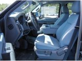 2013 Ford F350 Super Duty XL Crew Cab 4x4 Dually Steel Interior