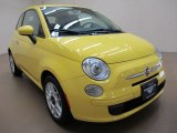 2012 Giallo (Yellow) Fiat 500 Pop #82325348