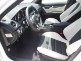 2013 Mercedes-Benz C 63 AMG AMG Porcelain/Black Interior