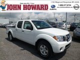 2013 Glacier White Nissan Frontier SV V6 Crew Cab 4x4 #82325634