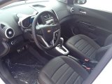 2013 Chevrolet Sonic RS Hatch RS Jet Black Leather/Microfiber Interior