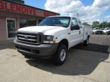 2003 Oxford White Ford F250 Super Duty XL SuperCab 4x4 Chassis #82360492